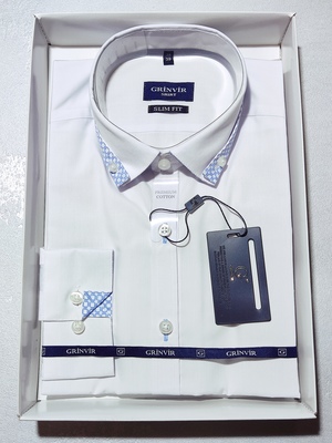 Артикул: OPTIK белый приталенная сорочка