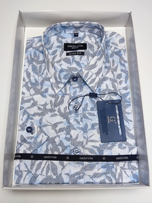 Артикул Cotton blue полуприталенная сорочка