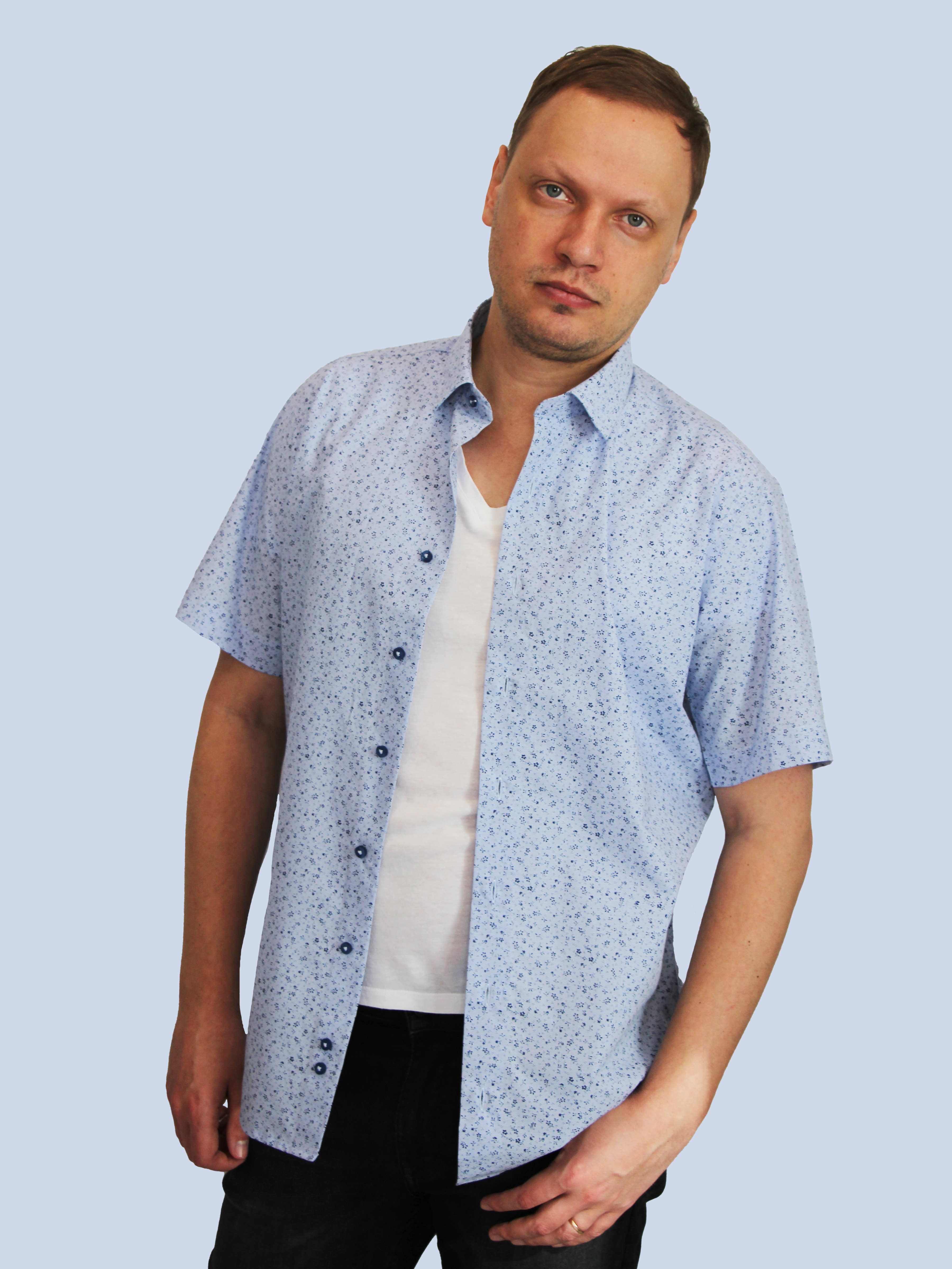 Рубашки короткий рукав